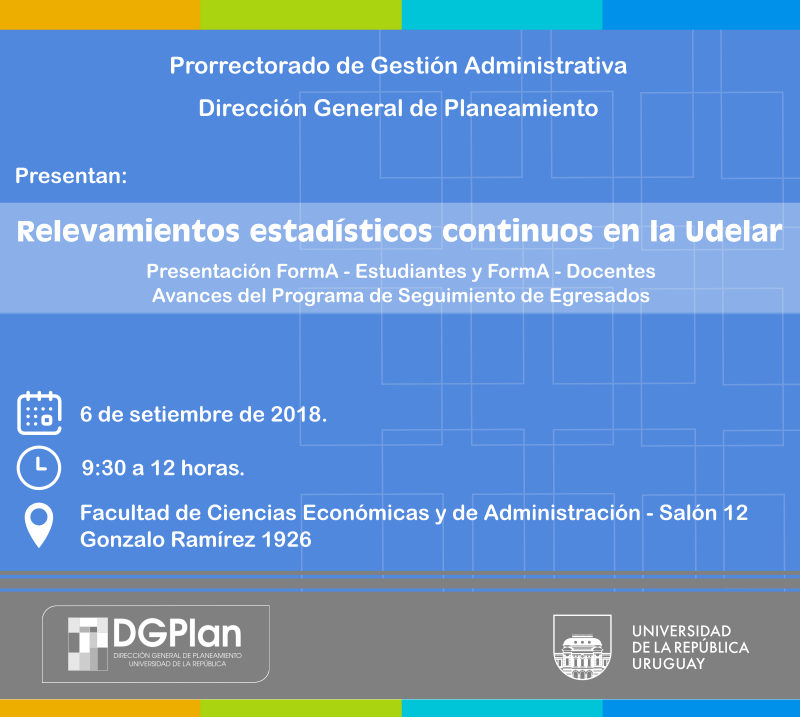 Relevamientos continuos estadísticos en la Udelar