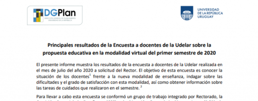 Informe – Relevamiento Docente