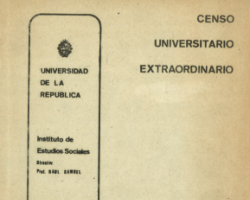 Informe Censo Universitario Extraordinario 1974