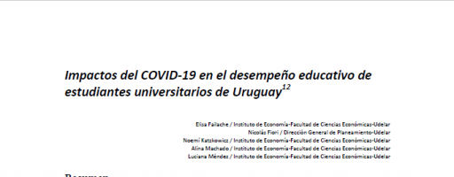 Impactos del COVID-19 en el desempeño educativo de estudiantes universitarios de Uruguay